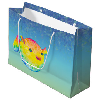 Grand Sac Cadeau Poisson