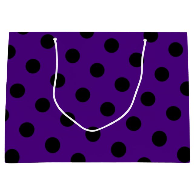Grand Sac Cadeau Polka dot (Devant)