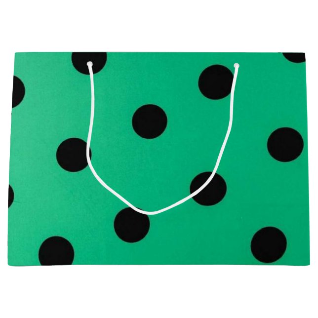 Grand Sac Cadeau Polka dot (Devant)