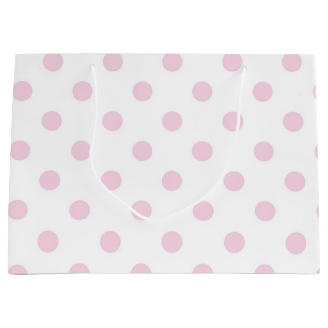 Grand Sac Cadeau Polka dot (Devant)