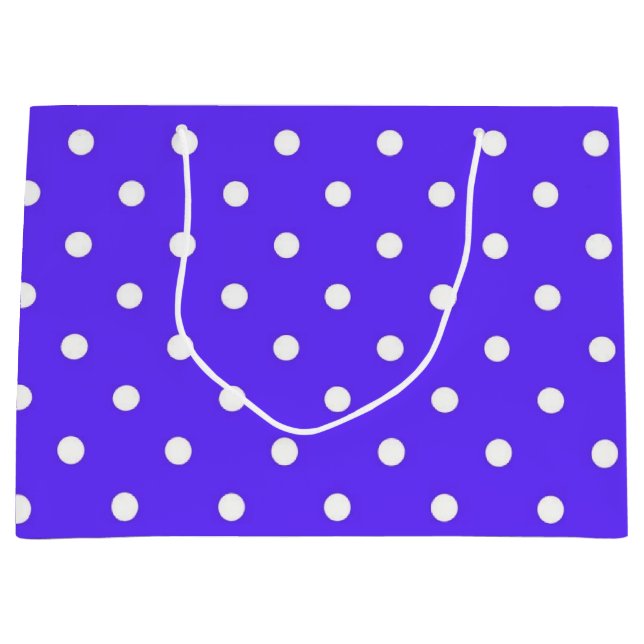 Grand Sac Cadeau Polka dot (Devant)