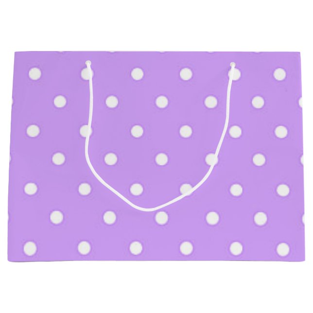 Grand Sac Cadeau Polka dot (Devant)