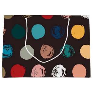 Grand Sac Cadeau Polka dot