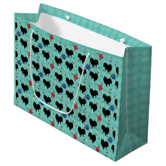 Grand Sac Cadeau Pom d'ombre