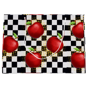 Grand Sac Cadeau pomme