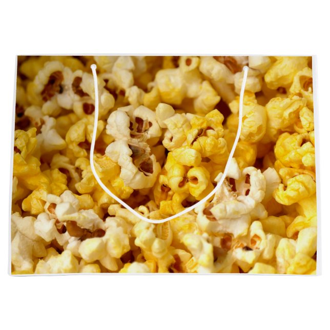 Grand Sac Cadeau Popcorn (Devant)