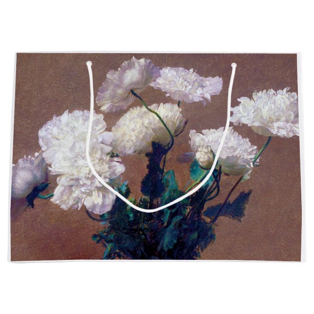 Grand Sac Cadeau Poppies, Henri Fantin-Latour (Devant)