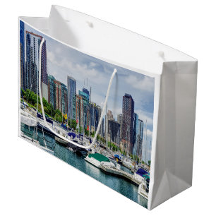 Grand Sac Cadeau Port de Chicago