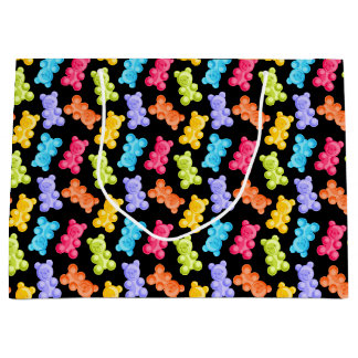 Grand Sac Cadeau Portes-bonbons Gummy colorées