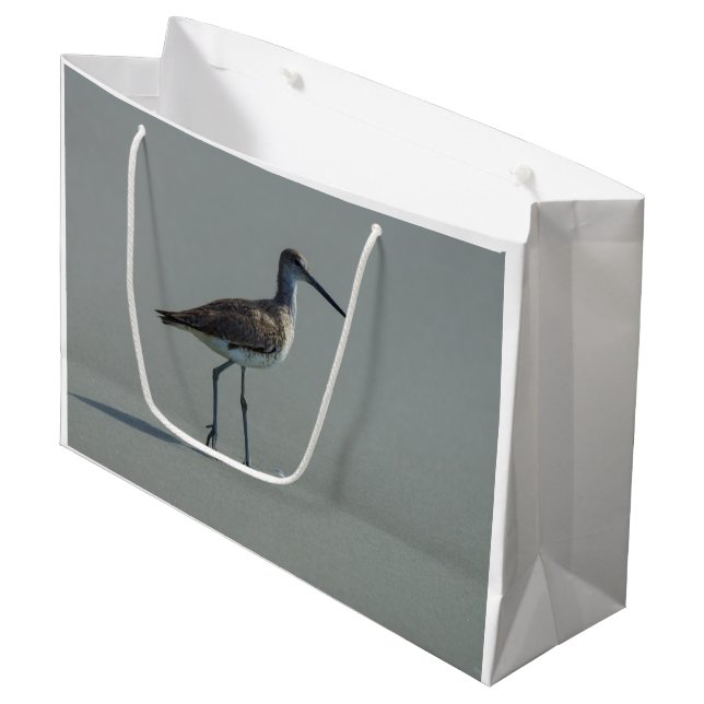 Grand Sac Cadeau Pose Sandpiper (Devant Angle)
