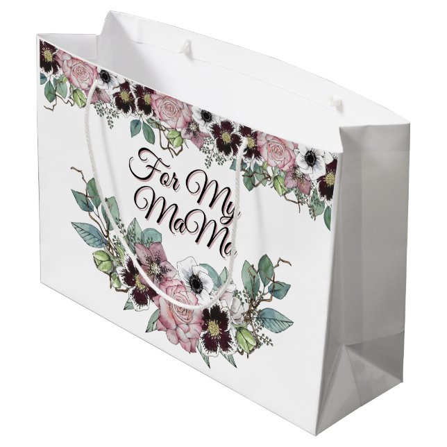 Grand sac cadeau pour ma maman (Dos Angle)