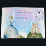Grand Sac Cadeau Princess Birthday Kids<br><div class="desc">Il était une fois une petite princesse se tournait...  Ligne d'anniversaire qui peut être modifiée. Invitations et autres offres de fête d'anniversaire... Joyeux anniversaire!</div>