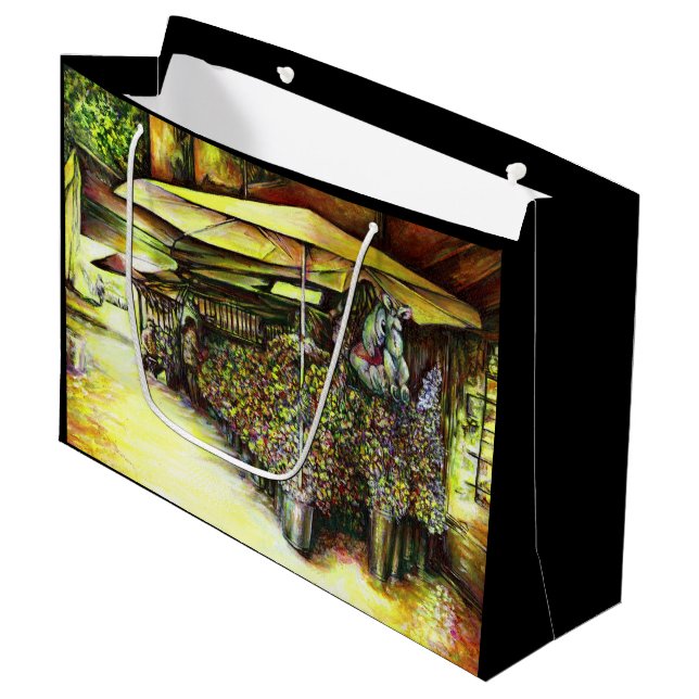 Grand Sac Cadeau Pris la possession d'options (Devant Angle)