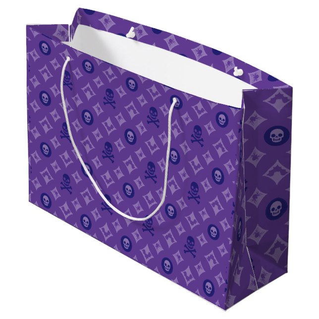 Grand Sac Cadeau Purple Halloween Louis Vuitton Motif (Dos Angle)