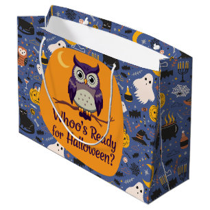 Grand Sac Cadeau Qui est prêt pour Halloween