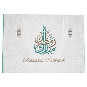 Grand Sac Cadeau Ramadan Mubarak/personnaliser d'Eid Mubarak