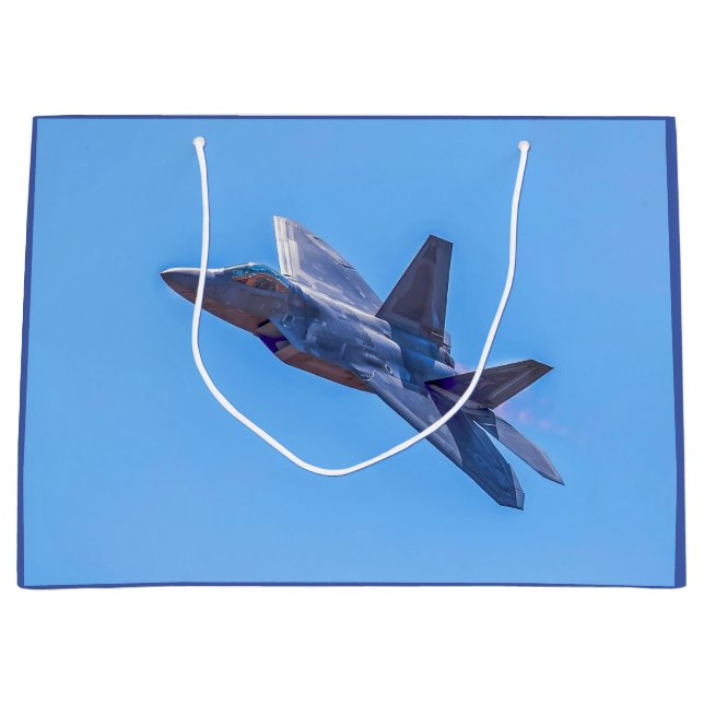 Grand Sac Cadeau Raptor F-22A de Lockheed Martin (Devant)