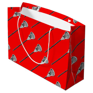 Grand Sac Cadeau Red Lacrosse