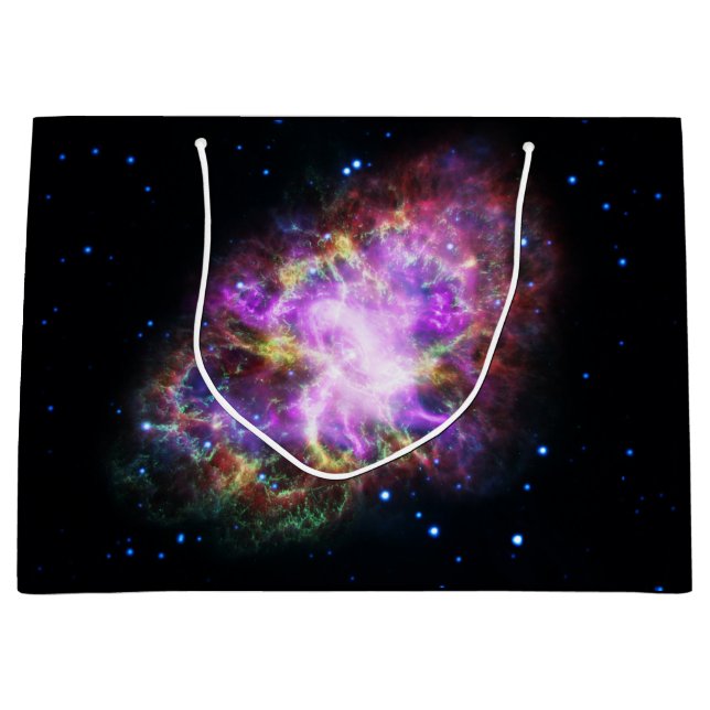 Grand Sac Cadeau Rémanent de supernova de la nébuleuse du Crabe Com (Devant)