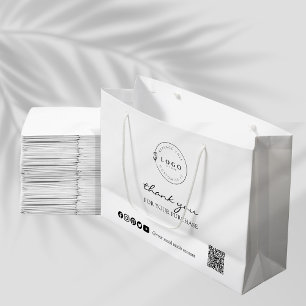 Grand Sac Cadeau Remerciement en main achat personnalisé Merci
