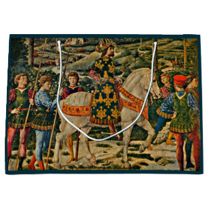 Grand Sac Cadeau Renaissance royal à cheval
