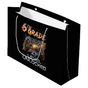 Grand Sac Cadeau Retour à l'école 6e année joueur premier jour d'éc
