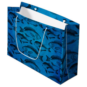 Grand Sac Cadeau Retraite de pêche du pêcheur du papa