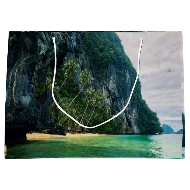 Grand Sac Cadeau Retraite des vacances dans l'île de Thaïlande (Devant)