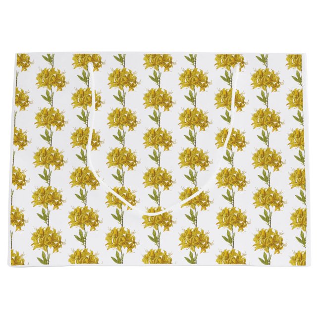 Grand Sac Cadeau Rhododendron luteum (Azalée Pontique) (Devant)