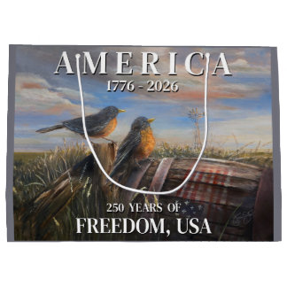 Grand Sac Cadeau Robins 250 États-Unis