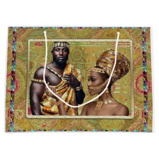 Grand Sac Cadeau "Roi et Reine"