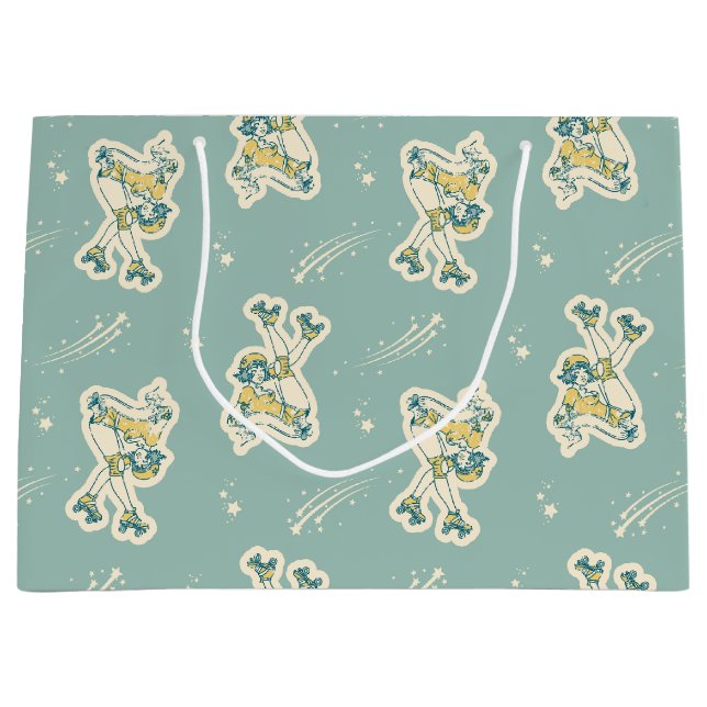 Grand Sac Cadeau Roller Derby (Devant)