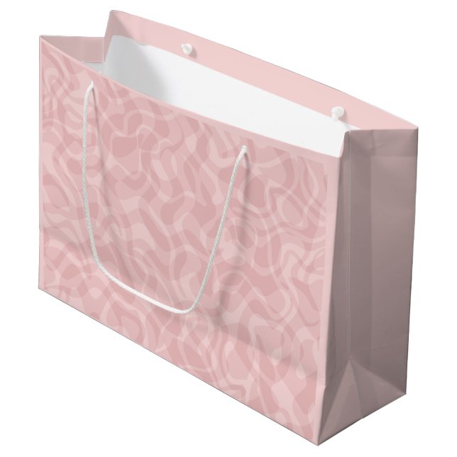 Grand Sac Cadeau rose (Devant Angle)