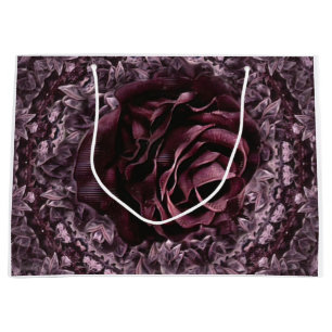 Grand Sac Cadeau Rose Mandala
