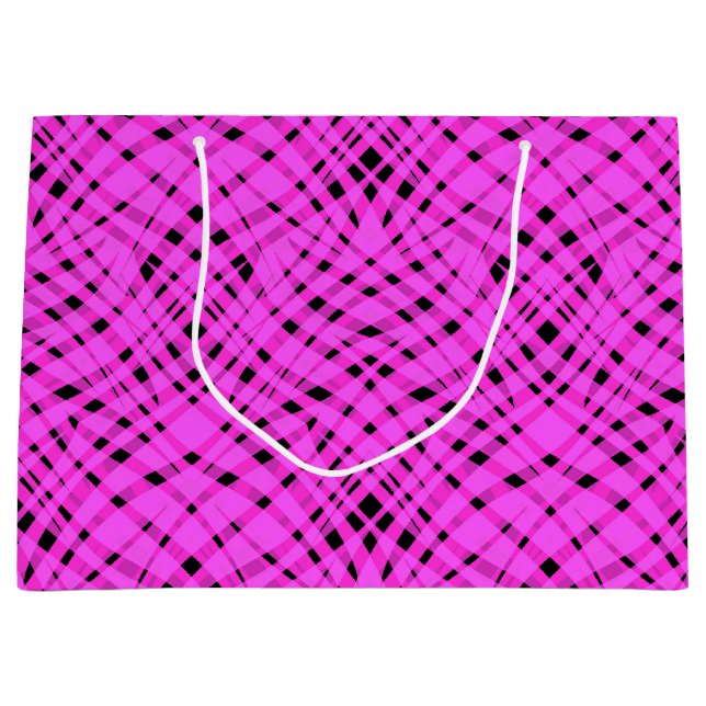 Grand Sac Cadeau Rose sécurité (Devant)