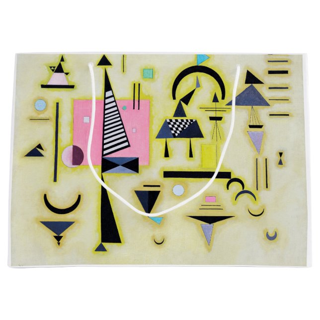 Grand Sac Cadeau Rosy définitif, Wassily Kandinsky (Devant)
