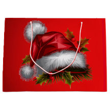 Grand Sac Cadeau Rouge