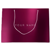 Ruby Rouge Blanc Plum Minimal Faveur Cadeau Ombre