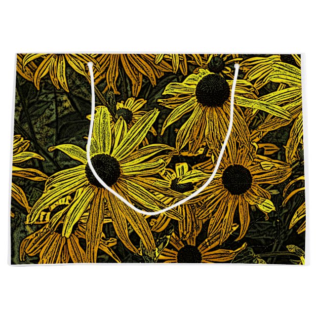 GRAND SAC CADEAU RUDBECKIA (Devant)