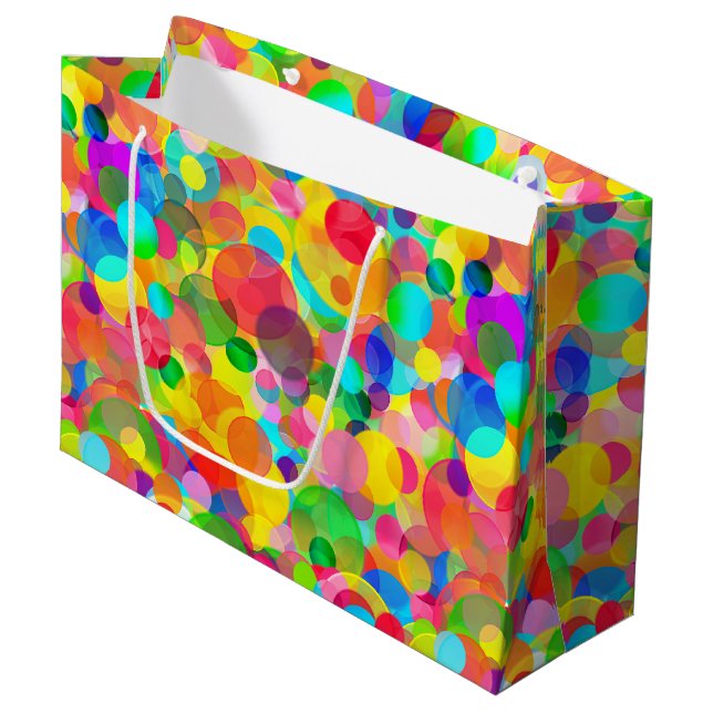 Grand Sac Cadeau Sac-CADEAU À POINTS CKC Party L (Devant Angle)