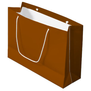 Grand Sac Cadeau Sac-cadeau Brown au chocolat - Grand, brillant