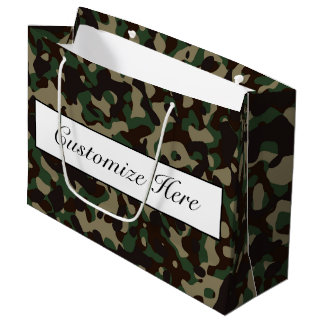 Grand Sac Cadeau Sac-cadeau camouflé
