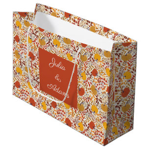 Grand Sac Cadeau Sac-cadeau citrouille