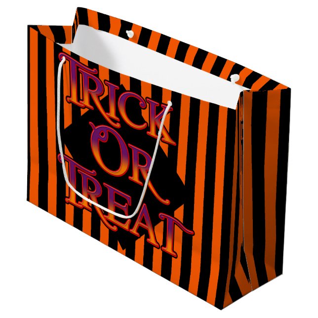 Grand Sac Cadeau Sac-cadeau de marque ou de traitement (Devant Angle)