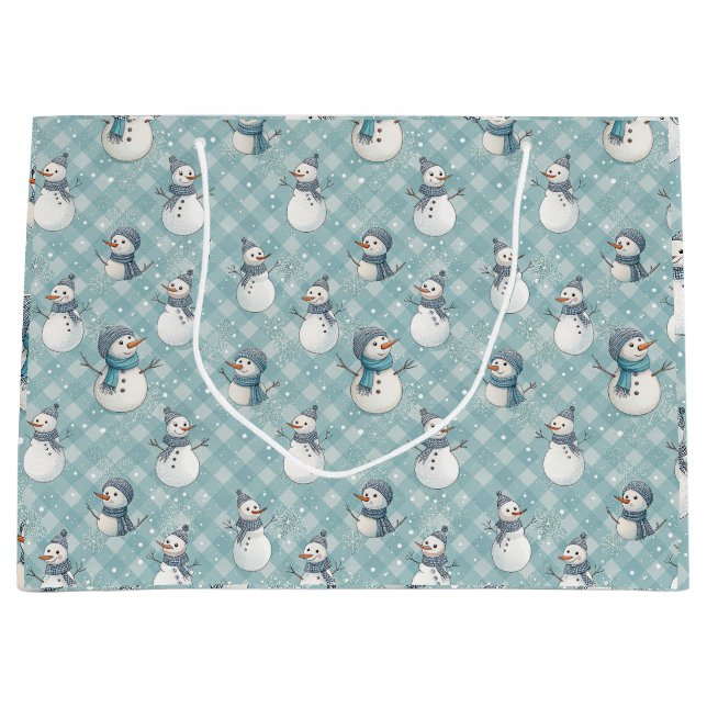 Grand Sac Cadeau Sac-cadeau de vacances luxueux (Devant)