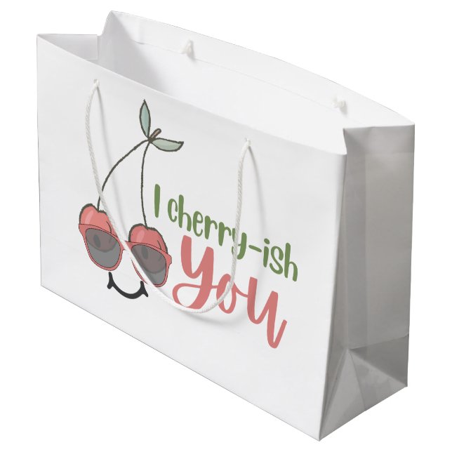Grand Sac Cadeau Sac-cadeau I Cherry-ish You (Dos Angle)