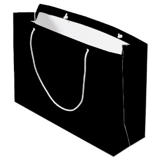 Grand Sac Cadeau Sac-cadeau noir