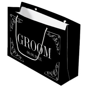 Grand Sac Cadeau Sacoche cadeau mariage de la fête de mariée pour m