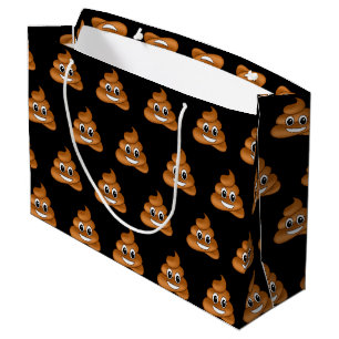 Grand Sac Cadeau Sacoche-cadeau Sourire Poop Emoji