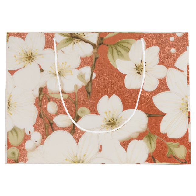 Grand Sac Cadeau "Sacs Cadeaux pour Demoiselles d'Honneur" (Devant)